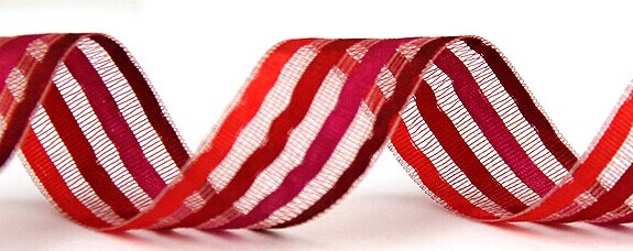 Sheer with Woven Stripes - 565